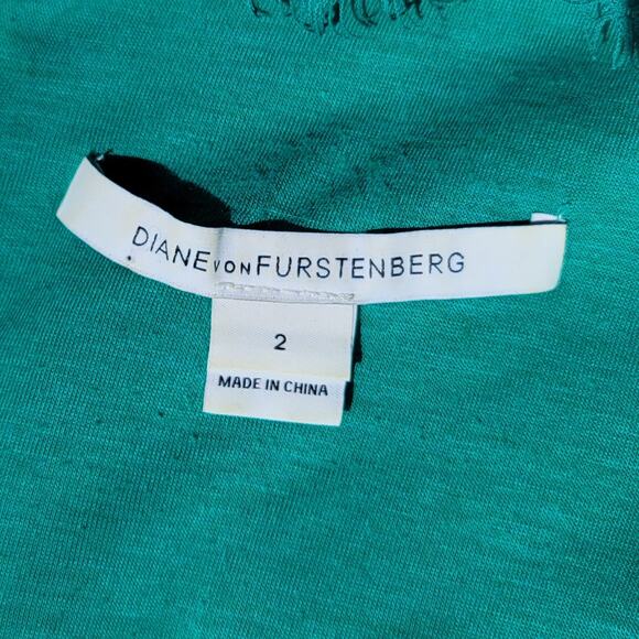 DIANE VON FURSTENBERG Size 2 Lace Cocktail Dress Womens Bodycon Mini Zarita - Picture 3 of 11